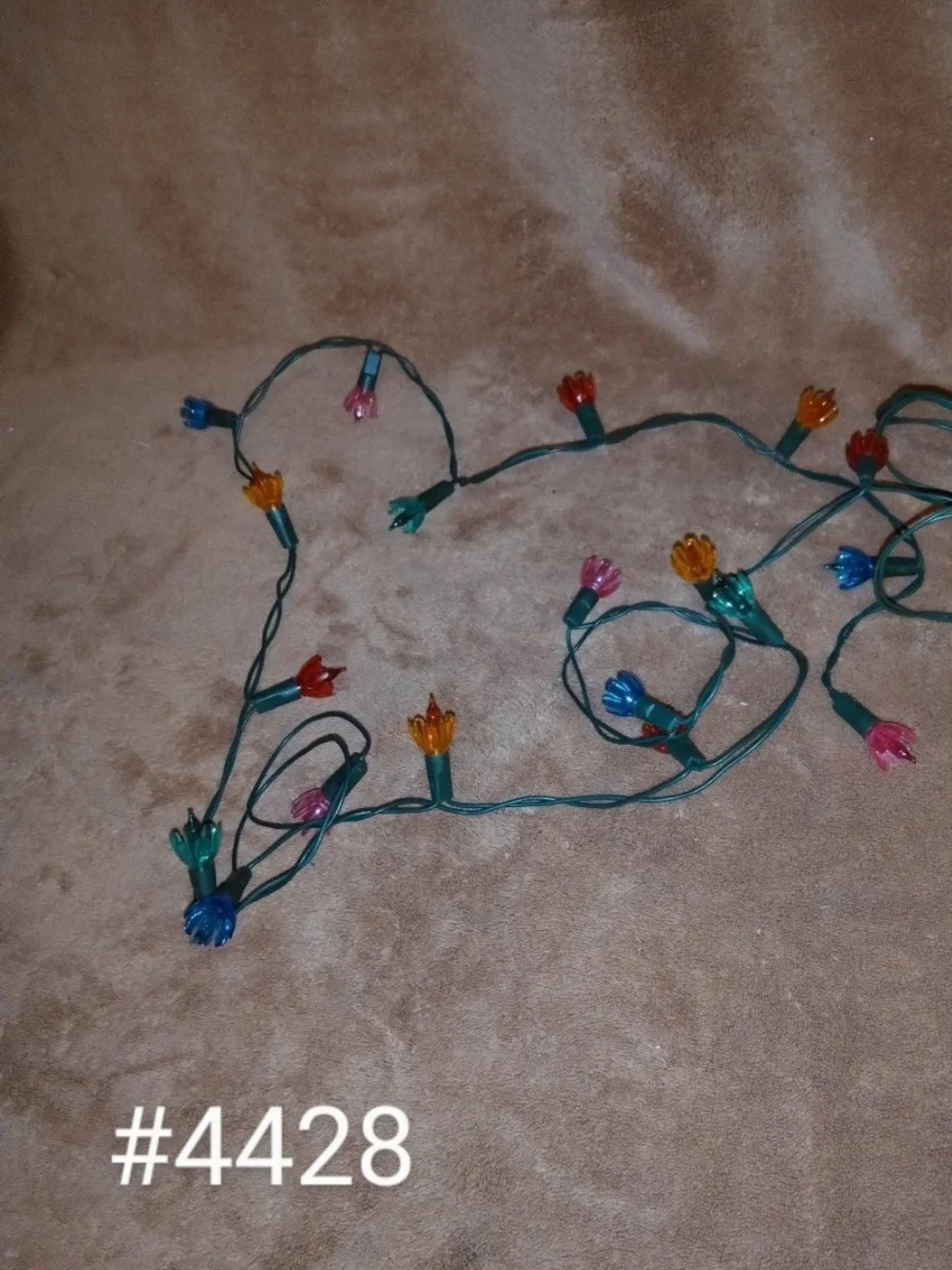 Vintage Multicolor Tulip Christmas  String Lights